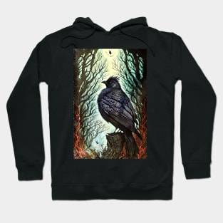 Mystical Crow Hoodie